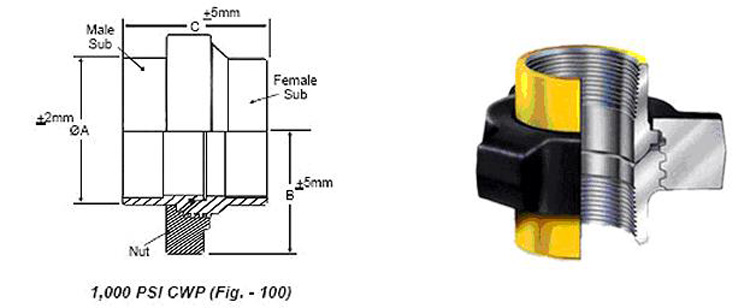 Hammer Union Fig 100 Structure